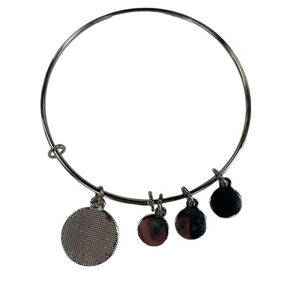 Book of Kells Silver Trinity Knot Charm Celtic Bangle - Picture 3 of 3